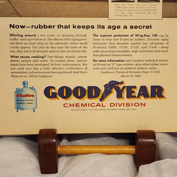 Goodyear Chemical Advertisement  / Fortune Magazine Cover - March 1959 - Picture 3 of 6